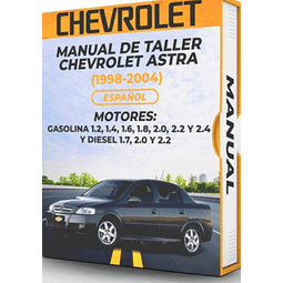 Manuale di officina Chevrolet Astra (1998, 1999, 2000, 2001, 2002, 2003, 2004)