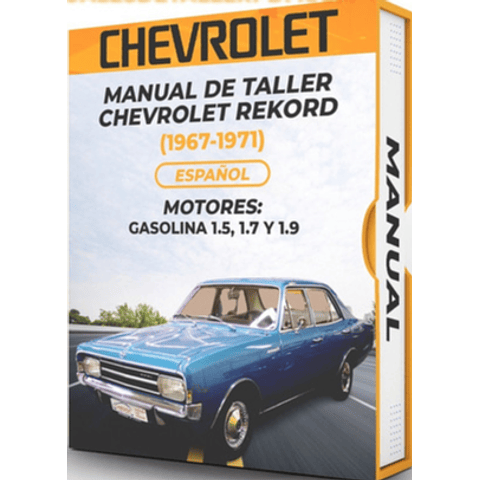 Manuale di officina Chevrolet Rekord (1967, 1968, 1969, 1970, 1971) BENZINA 1.5, 1.7 e 1.9 PDF***