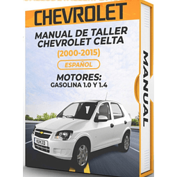 Manuale di officina Chevrolet Celta (2000, 2001, 2002, 2003, 2004, 2005, 2006) PDF