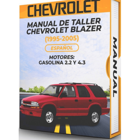 Manuale d'officina Chevrolet Blazer (1995, 1996, 1997, 1998, 1999, 2000, 2001, 2002, 2003, 2004, 2005) MOTORI: BENZINA 2.2 e 4.3