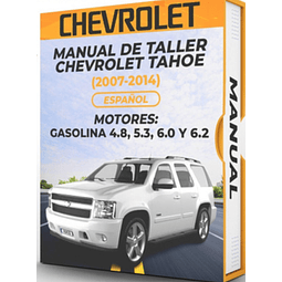 Manuale di officina Chevrolet Tahoe (2007, 2008, 2009, 2010, 2011, 2012, 2013, 2014) BENZINA 4.8, 5.3, 6.0 e 6.2