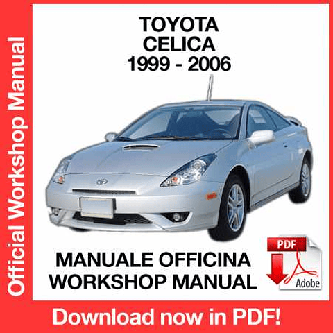Manuale Officina Toyota Celica T230 (1999-2000-2001-2002-2003-2004-2005-2006) (EN)