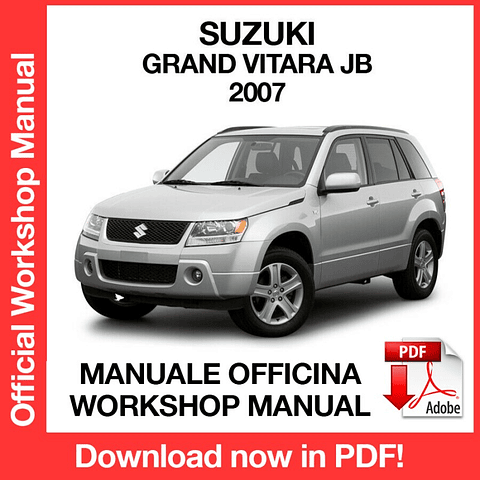 Manuale Officina Suzuki Grand Vitara JB (2007) (EN)