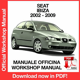 Manuale Officina Seat Ibiza 6L1 (2002-2003-2004-2005-2006-2007-2008-2009) (EN)