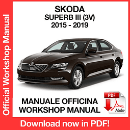 Manuale Officina Skoda Superb MK3 (2015-2016-2017-2018-2019) (EN)