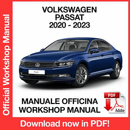 Manuale Officina Volkswagen Passat (2020-2021-2022-2023) (EN)