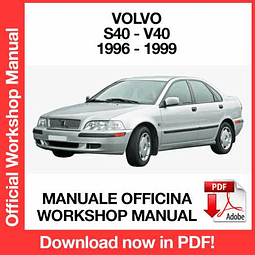 Manuale Officina Volvo S40 - V40 (1996-1997-1998-1999) (EN)