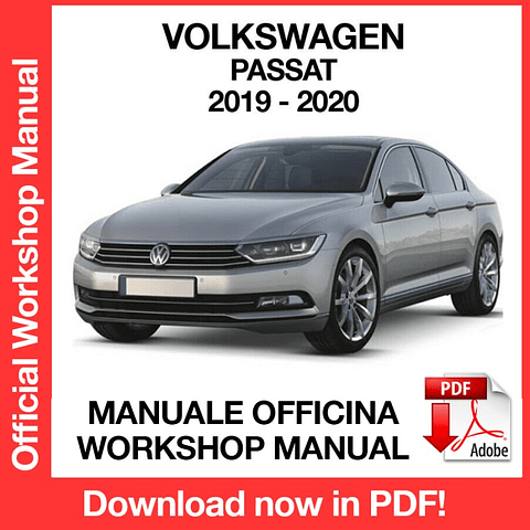 Manuale Officina Volkswagen Passat (2019-2020) (EN)
