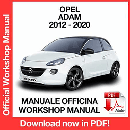 Manuale Officina Opel Adam (2012-2013-2014-2015-2016-2017-2018-2019-2020) (ITA)
