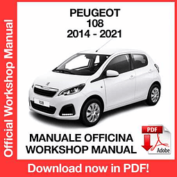 Manuale Officina Peugeot 108 (2014-2015-2016-2017-2018-2019-2020-2021) (ITA)