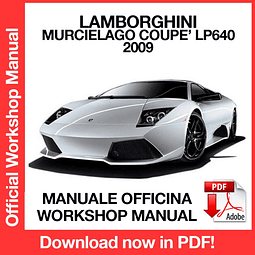Manuale Officina Lamborghini Murcielago LP640 (2009) (EN)