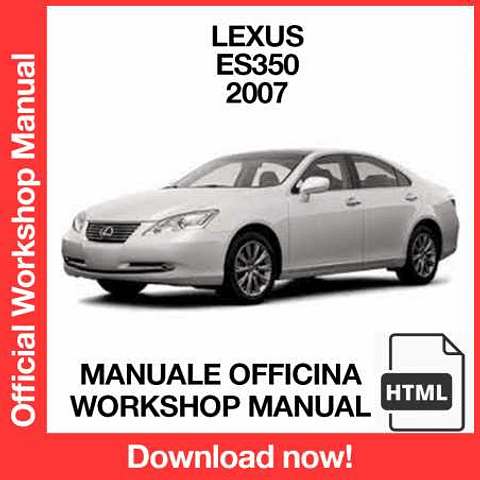 Manuale Officina Lexus ES350 (2007) (EN)