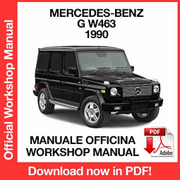Manuale Officina Mercedes-Benz G W463 (1990) (EN)