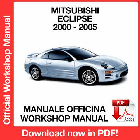 Manuale Officina Mitsubishi Eclipse (2000-2001- 2002-2003-2004-2005) (EN)