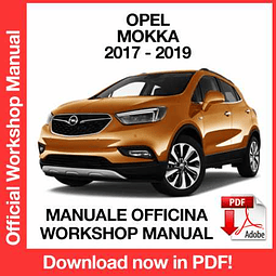 Manuale Officina Opel Mokka (2017-2018-2019) (EN)
