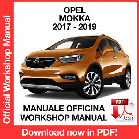 Manuale Officina Opel Mokka (2017-2018-2019) (EN)