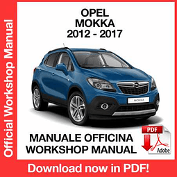 Manuale Officina Opel Mokka (2012-2013-2014-2015-2016-2017) (EN)