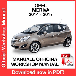 Manuale Officina Opel Meriva B (2014-2013-2014-2015-2016-2017) (EN)