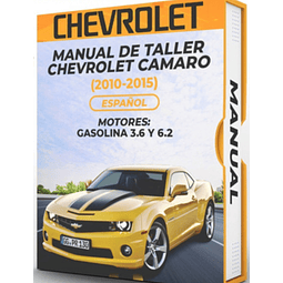 Manuale di officina Chevrolet Camaro (2010, 2011, 2012, 2013, 2014, 2015) BENZINA 3.6 E 6.2