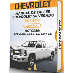 Manuale di officina Chevrolet Silverado (2014, 2015, 2016, 2017, 2018, 2019) BENZINA 4.3, 5.3, 6.2, 6.0 e 6.6 PDF