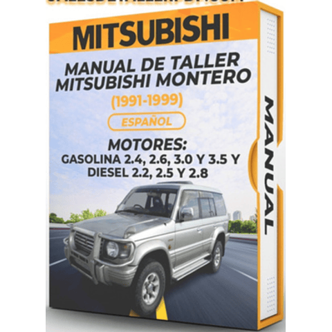 Manuale d'officina Mitsubishi Montero (1991, 1992, 1993, 1994, 1995, 1996, 1997, 1998, 1999)