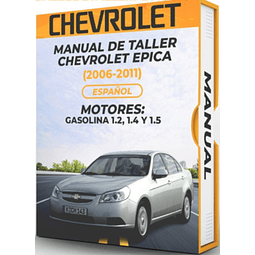 Manuale di officina Chevrolet Epica (2006, 2007, 2008, 2009, 2010, 2011) BENZINA 1.2, 1.4 e 1.5 PDF