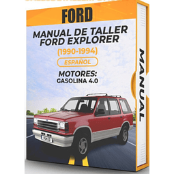 Manuale di officina Ford Explorer (1990, 1991, 1992, 1993, 1994) PDF