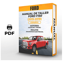 Manuale di officina Ford F150 (2015, 2016, 2017, 2018) PDF