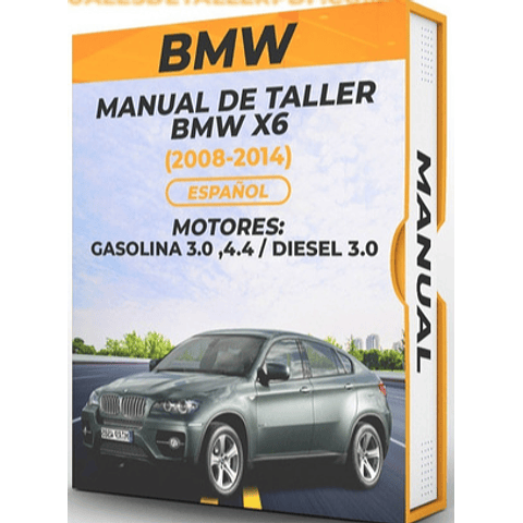 Manuale di officina BMW X6 (2008-2014)  3.0, 4.4 Gas 3.0