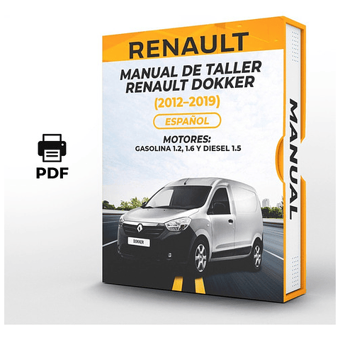 Manuale di officina Renault Dokker (2012-2019) 1.2, 1.6 E Gas 1.5