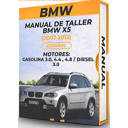 Manuale d'officina BMW X5 (2007-2013) 3.0, 4.4, 4.8 / Gas 3.0