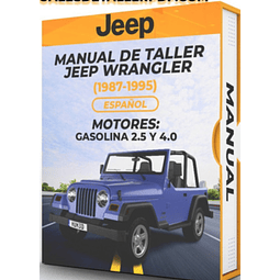 Manuale di officina Jeep Wrangler (1987-1993) 2.5 e 4.0