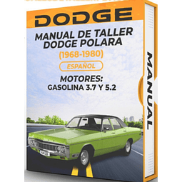 Manuale di officina Dodge Polara (1968-1980) 3.7 e 5.2