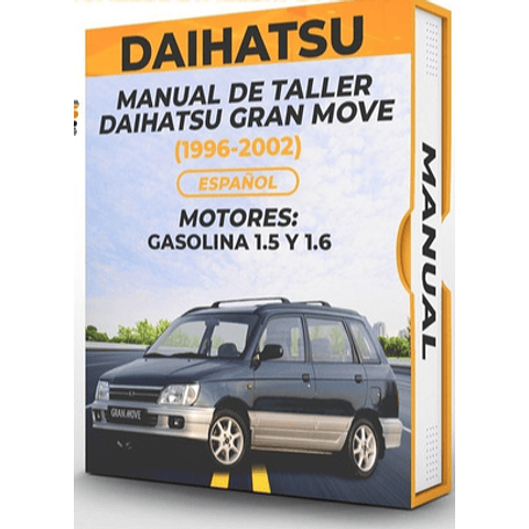 Manuale di officina Daihatsu Gran Move (1996-2002)  1.5 E 1.6