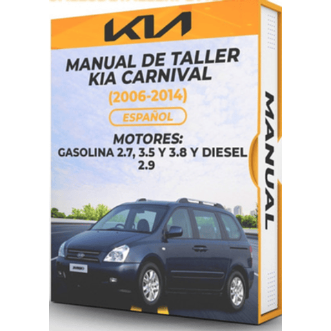 Kia Carnival (2006-2014) Manuale di officina (Spag)