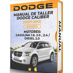 Manuale di officina Dodge Caliber (2007-2012) 1.8, 2.0, 2.4 / Gas 2.0