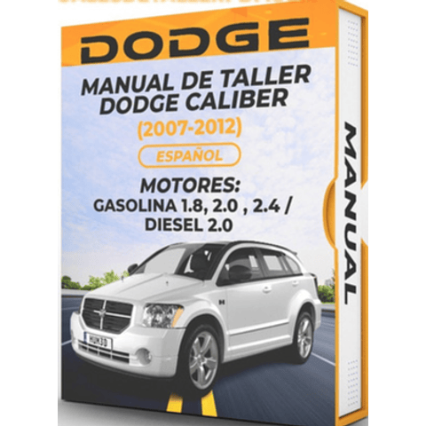Manuale di officina Dodge Caliber (2007-2012) 1.8, 2.0, 2.4 / Gas 2.0