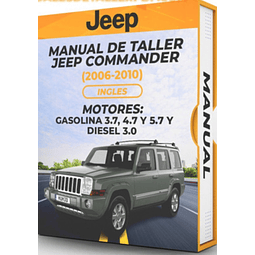Manuale di officina Jeep Commander (2006-2010) 3.7, 4.7 E 5.7 E Gas 3.0