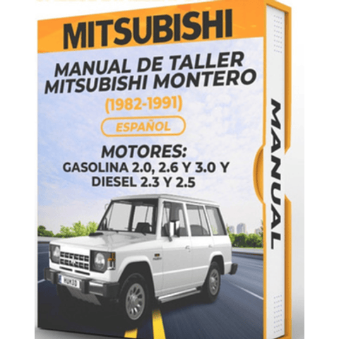 Manuale d'officina Mitsubishi Montero (1987, 1988, 1989, 1990, 1991)2.0, 2.6 3.0