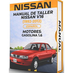 Manuale di officina Nissan V16 (1992, 1993, 1994, 1995, 1996, 1997, 1998, 1999, 2000, 2001)