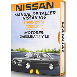 Manuale di officina Nissan V16 (1990, 1991, 1992, 1993) 1.4, 1.6***