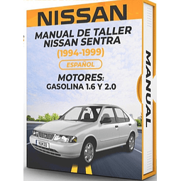 Manuale di officina Nissan Sentra (1994, 1995, 1996, 1997, 1998, 1999) 1.6, 2.0