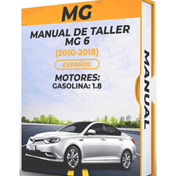Manuale di officina Mg 6 (2010-2018)  1.8