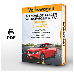 Manuale di officina e diagrammi Volkswagen Jetta (2011-2018) inglese