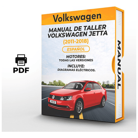Manuale di officina e diagrammi Volkswagen Jetta (2011-2018) inglese