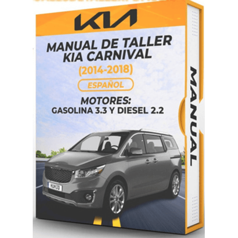 Manuale di officina Kia Carnival (2014-2018) 3.3 E GASO 2.2 PDF   