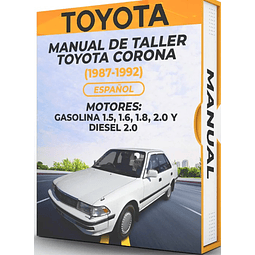 Manuale d'officina Toyota Corona (1987-1992)  1.5, 1.6, 1.8, 2.0 E Gas 2.0