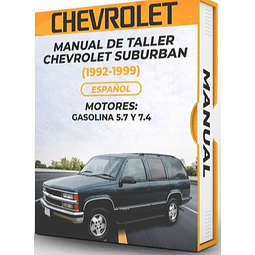 Manuale di officina Chevrolet Suburban (1992-1999) 5.7 E 7.4