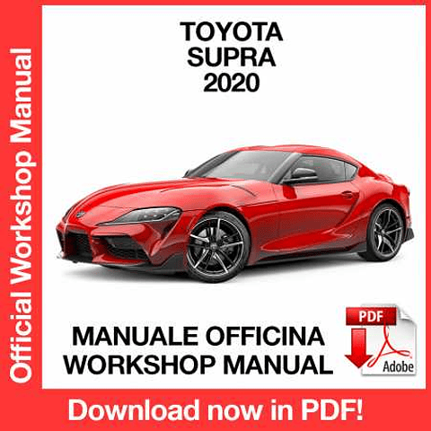 Manuale Officina Toyota Supra (2020) (EN)