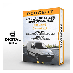 Manuale di officina Peugeot Partner (2004-2012) PDF